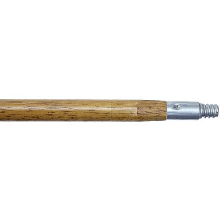 THE BRUSH MAN 1-1/8” X 60” Wood Hanlde, Metal Threaded Tip, 12PK HD60MT